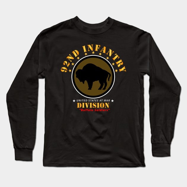 92nd Infantry Division - Buffalo Soldiers wo DS Long Sleeve T-Shirt by twix123844